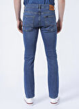 Luke Slim Tapered Fit Normal Bel Esnek Jean Kot Pantolon