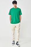 Regular Fit Rahat Kesim %100  Pamuk Kısa Kollu Crew Neck Tişört