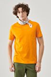 Regular Fit Rahat Kesim %100  Pamuk Kısa Kollu Crew Neck Tişört