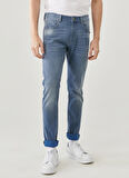 Luke Slim Tapered Esnek Jean Kot Pantolon