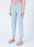 Carol Regular Straight Fit Yüksek Bel Esnek Jean Kot Pantolon