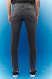 Luke Slim Tapered Dar Kesim Düşük Bel Antrasit Esnek Jean Kot Pantolon