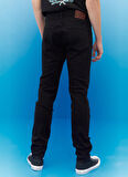 Lee Siyah Erkek Denim Pantolon L701016AE Rider Jean Pantolon