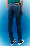 Rider Slim Fit Dar Kesim Normal Bel Esnek Jean Kot Pantolon