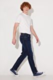 Austin Regular Tapered Fit Yüksek Bel Esnek Jean Kot Pantolon