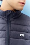 Regular Fit Normal Kesim Kapüşonlu Lacivert Şişme Mont
