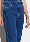 Wild West Fit Yüksek Bel Düz Paça Esnek Jean Kot Pantolon