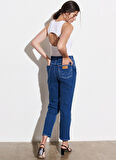Wild West Fit Yüksek Bel Düz Paça Esnek Jean Kot Pantolon