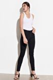 High Rise Skinny Fit Denim Esnek Yüksek Bel Jean Kot Pantolon