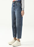 Stella Tapered Fit Çok Yüksek Bel Esnek Jean Pantolon
