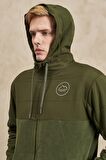 All Terrain Gear Regular Fit %100 Pamuk Tam Fermuarlı Haki Ceket