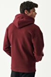 Riders By Lee Loose Fit Rahat Kesim Kapüşonlu Şardonlu Kiremit Sweatshirt