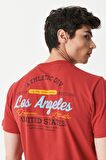 Riders By Lee Regular Fit Normal Kesim Bisiklet Yaka Kırmızı Tişört