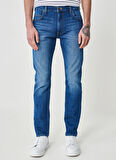 Rider Slim Straight Fit Dar Kesim Esnek Jean Kot Pantolon