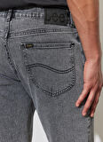 West Relaxed Straight Fit Normal Bel Gri Esnek Jean Kot Pantolon