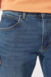 Luke Slim Fit Dar Kesim Normal Bel Mavi Esnek Jean Kot Pantolon