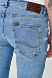 Luke Slim Fit Dar Kesim Normal Bel Mavi Esnek Jean Kot Pantolon