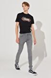 Malone Skinny Fit Dar Kesim Normal Bel Gri Esnek Jean Kot Pantolon