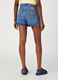 Festival Regular Fit Normal Kesim %100 Pamuk Yüksek Bel Jean Kot Şort