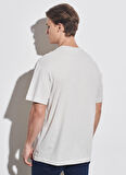 Wrangler Bisiklet Yaka Taş Erkek T-Shirt W231237811_Loose Fit Tshirt