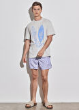 Wrangler Bisiklet Yaka Taş Erkek T-Shirt W231238811_Loose Fit Tshirt