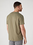 Wrangler Bisiklet Yaka Yeşil Erkek T-Shirt W752D3330_Bisiklet Yaka T-shirt