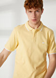 Wrangler Polo Yaka Sarı Erkek T-Shirt W7BHK4XCU_Polo Yaka T-shirt