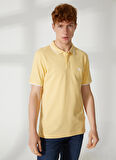Wrangler Polo Yaka Sarı Erkek T-Shirt W7BHK4XCU_Polo Yaka T-shirt