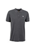 Regular Fit Normal Kesim Polo Yaka Antrasit Tişört