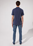 Lee Polo Yaka İndigo Erkek T-Shirt L231369TF_Polo Yaka Tshirt