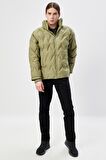 Regular Fit Normal Kesim Tam Fermuarlı Şişme Mont