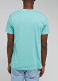 Lee Bisiklet Yaka Su Yeşili Erkek T-Shirt L60UFQ41_Bisiklet Yaka T-shirt