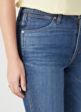 Wild West Straight Fit Düz Kesim %100 Pamuk Yüksek Bel Esnek Jean Kot Pantolon