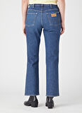 Wild West Straight Fit Düz Kesim %100 Pamuk Yüksek Bel Esnek Jean Kot Pantolon