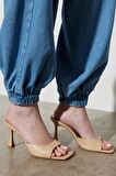Loose Fit Rahat Kesim Normal Bel Lastikli Geniş Paça Jean Jogger Pantolon
