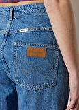 Straight Fit Düz Kesim %100 Pamuk Normal Bel Açık Mavi Jean Kot Pantolon