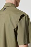 All Terrain Gear Regular Fit Normal Kesim Esnek Haki Kısa Kollu Gömlek