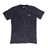 Loose Fit Rahat Kesim %100 Pamuk Bisiklet Yaka Siyah Tişört