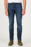 Texas Slim Fit Dar Kesim Normal Bel Mavi Esnek Jean Kot Pantolon