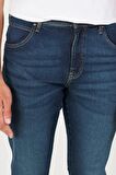 Texas Slim Fit Dar Kesim Normal Bel Mavi Esnek Jean Kot Pantolon