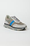 %100 Deri Gri Süet Sneaker Ayakkabı