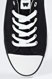 %100 Keten Siyah Sneaker Ayakkabı