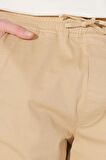 Regular Fit Normal Kesim Normal Bel Bej Esnek Jogger Pantolon
