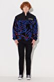 Oversize Fit Rahat Kesim Dik Yaka Tam Fermuarlı Sherpa Ceket