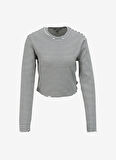 Lee Bisiklet Yaka Beyaz Kadın T-Shirt L232319100-Beyaz L232319100-Beyaz