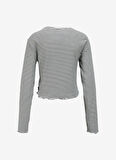 Lee Bisiklet Yaka Beyaz Kadın T-Shirt L232319100-Beyaz L232319100-Beyaz