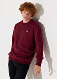 Lee Bisiklet Yaka Bordo Erkek Sweatshırt L81IRYA84 Bisiklet Yaka Sweatshirt