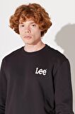 Regular Fit Normal Kesim %100 Pamuk Bisiklet Yaka Antrasit Sweatshirt