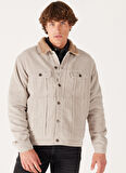 Lee Taş Erkek Denim Ceket LV50OOE32 Sherpa Jean Ceket