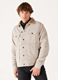 Lee Taş Erkek Denim Ceket LV50OOE32 Sherpa Jean Ceket